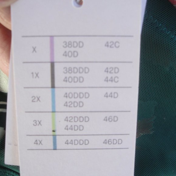 Auden Lightly Lined Bra Size 1X - Picture 9 of 9